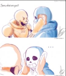 Sans, what are you? Meme Template