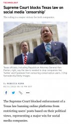 SCOTUS blocks Texas law Meme Template