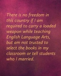 No freedom for teachers in America Meme Template