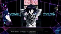 your entire existence is a mistake kokichi danganronpa Meme Template