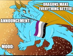 Sky_The_Dragon Pride Announcement Template Meme Template