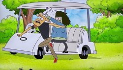Drive By Atomic Wedgie Regular Show Meme Template