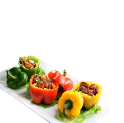 Vegan Stuffed Peppers Transparent Background Meme Template