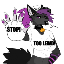 Stop, Too lewd! Meme Template