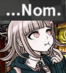 chiaki nanami nom nom nom Meme Template