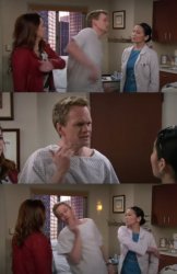 HIMYM Barney Getting Slapped Meme Template