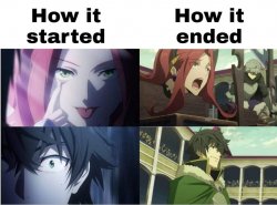 The Rising of the Shield Hero Meme Template