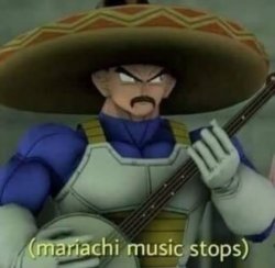 Mariachi music stops Meme Template