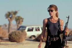 Linda Hamilton Terminator 2 Sarah Connor Meme Template