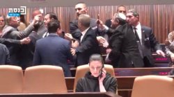 Fight in the Israeli Parliament Meme Template