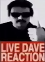 Live Dave Reaction Meme Template