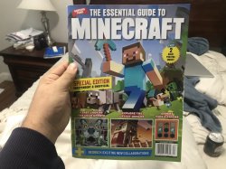 Minecraft Magazine Meme Template