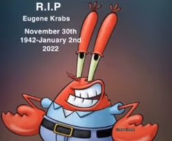 mr krabs dies to arbys Meme Template