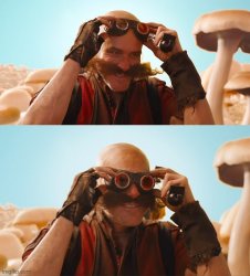 Eggman Dons Goggles Meme Template