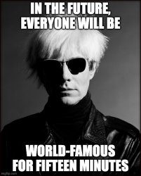andy warhol quote Meme Template