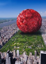 New York City Central Park Human Goo Ball Meme Template