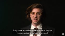 bdg prophet receiving visions from an angry god Meme Template