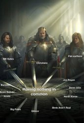 Having nothing in common Meme Template