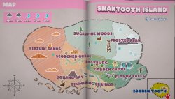 Snaktooth Island Map Meme Template