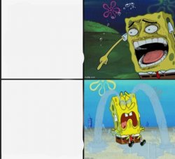 Spongebob Crying and Laughing meme Meme Template