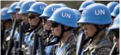 UN Blue Helmeted Doom Troopers flags logo Meme Template
