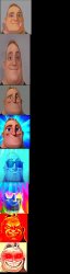 mr incredible becoming happy(canny) Meme Template