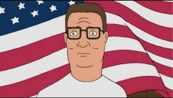 Hank Hill American Flag Meme Template