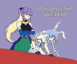 do you see this shit peko hololive deepfried v2 Meme Template
