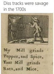 1700s diss tracks Meme Template