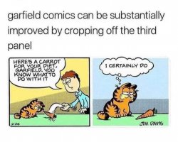 Garfield comics Meme Template