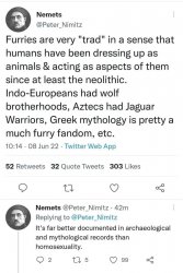 Furries are trad Meme Template