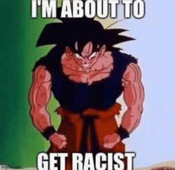I’m about to get racist Meme Template