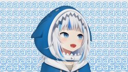 gawr gura a hololive english v3 Meme Template