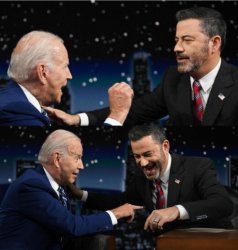 Kimmel Biden joke Meme Template