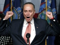 Angry Chuck Schumer yelling Meme Template