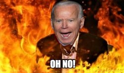 Biden in hell Meme Template