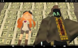 Meggy & Bob laying on money Meme Template
