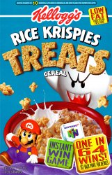 Rice Krispies Nintendo 64 cereal Meme Template