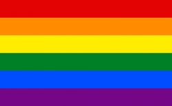 Rainbow Pride flag 6-stripe standard Meme Template