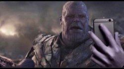 Thanos phone Meme Template