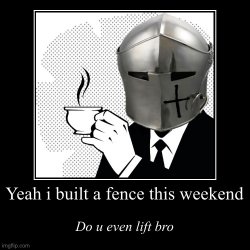 RMK built a fence Meme Template
