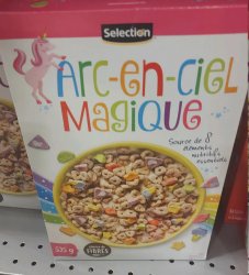 Arc en ciel magique French Cereal Meme Template
