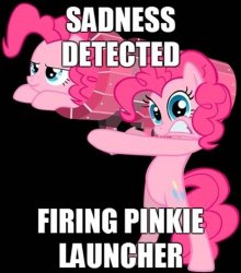 Pinkie launcher Meme Template