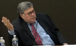 Bill Barr testimony 1/6 insurrection treason trump Meme Template