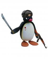 Communist Pingu Meme Template