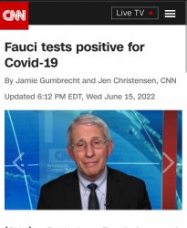 Fauci tests positive for Covid Meme Template