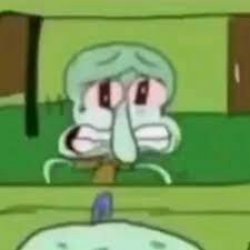 squidward crying Meme Template