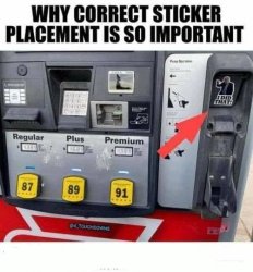 Gas pump tip Meme Template