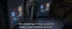 I'm shaking in my custom baby seal leather boots Meme Template