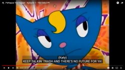 KEEP TALKIN' TRASH AND THERE'S NO FUTURE FOR YA! Meme Template